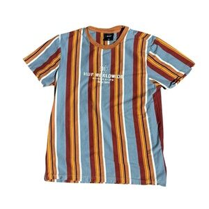 HUF Striped Multicolor T-Shirt